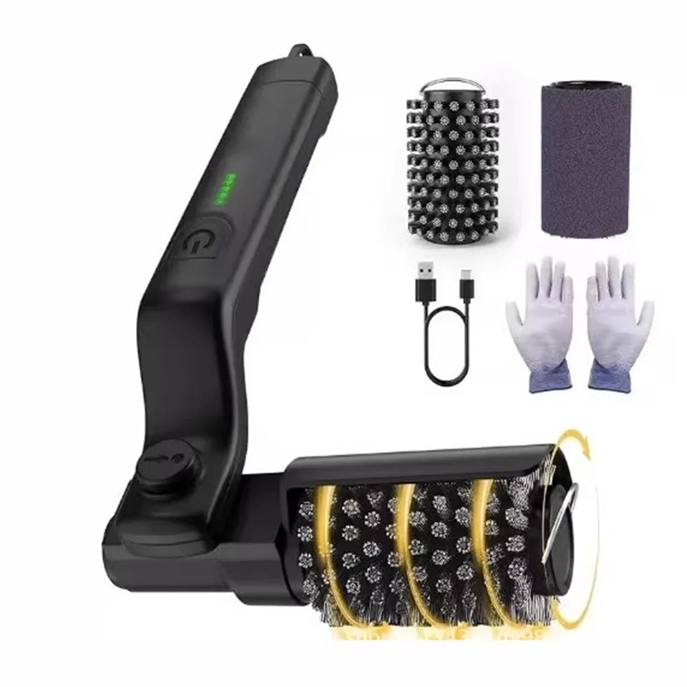 Electric BBQ Grill Brush with 3-Speed Settings 2600Mah Cordless Rechargeable Adjustable Angle Grill Cleaning Tool
